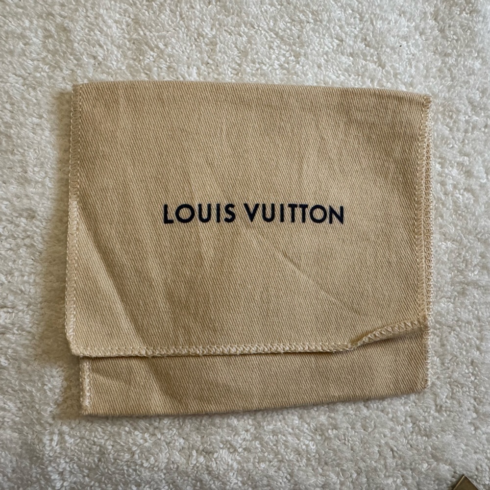 Louis Vuitton dust bag.